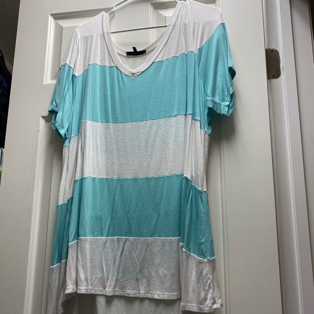 Mint Striped top